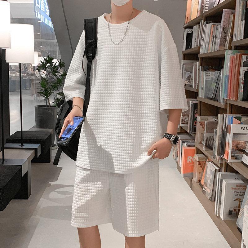 Men's Set: Short-Sleeve T-Shirt and Shorts