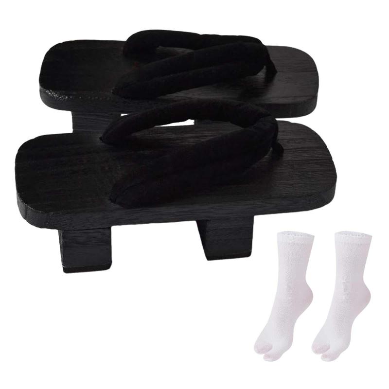 Japanese geta, Japanese socks, traditional flip-flops, casual men's and women's sandals