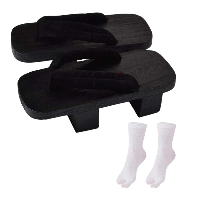 Japanese geta, Japanese socks, traditional flip-flops, casual men's and women's sandals