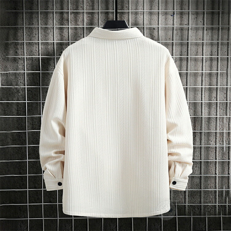 Men's Shirt Jacket, Long-Sleeved Shirt, Lightweight, Stylish, Casual